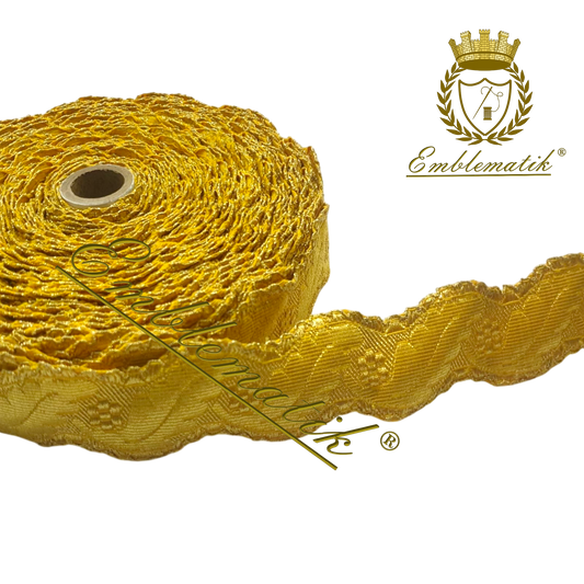 French Metallic Wavy Galloon