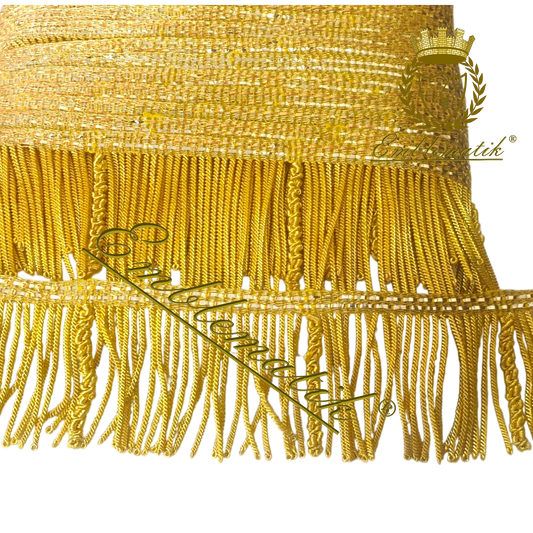 Bullion/Metal Wire Fringe Rich design