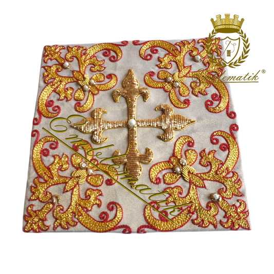 Hand Embroidered Pall Elegant Design