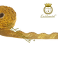 French Metallic Wavy Galloon