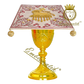 Chalice Pall Hand Embroidered Lamb